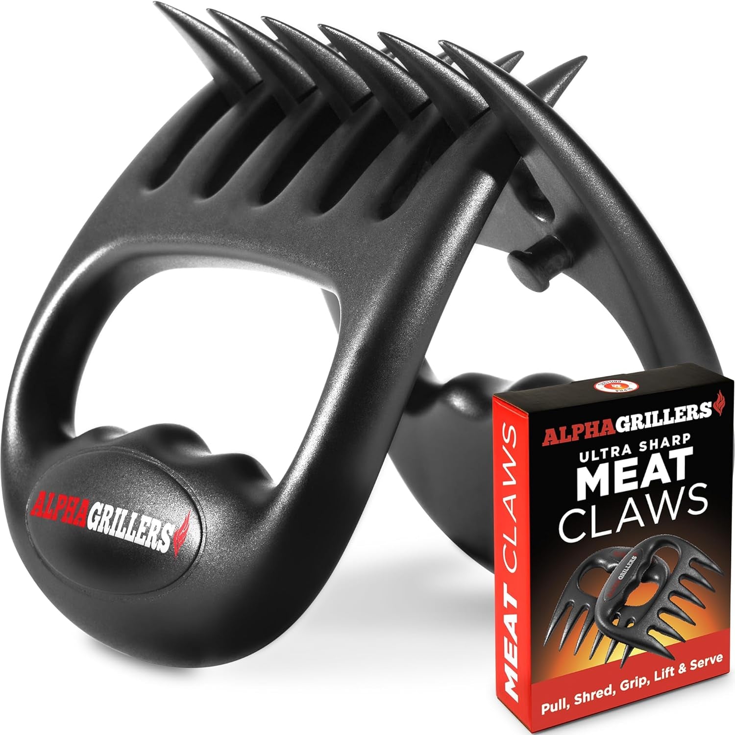 Meat Shredder Claws - Barbecue Smoker Accessories Bear Claws for Shredding Meat BBQ Pulled Pork, Chicken in Kitchen, Grill