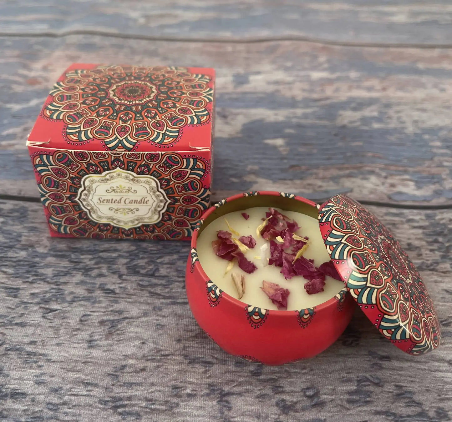 Dried Floral Scented Candles