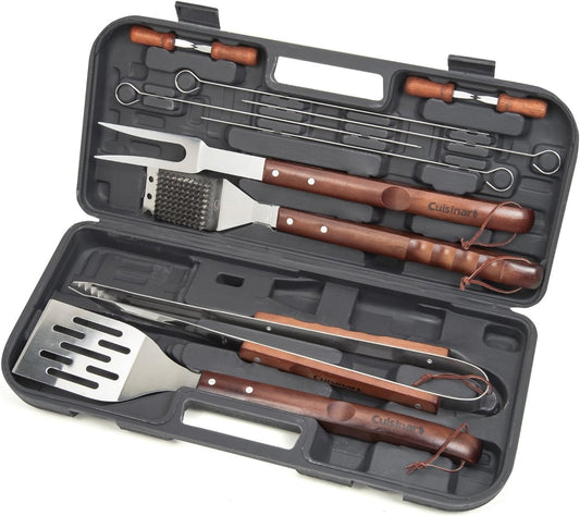 CGS-W13 Wooden Handle Tool Set, Black (13-Piece)